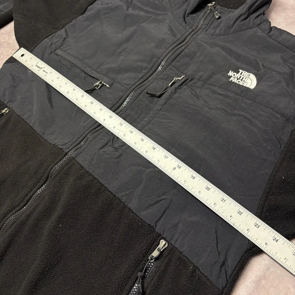 The North Face Jacket Men's Large Black Fleece Softshell‎ Full Zip Pockets